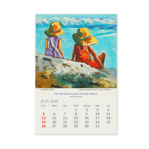 Calendars July Square Canvas