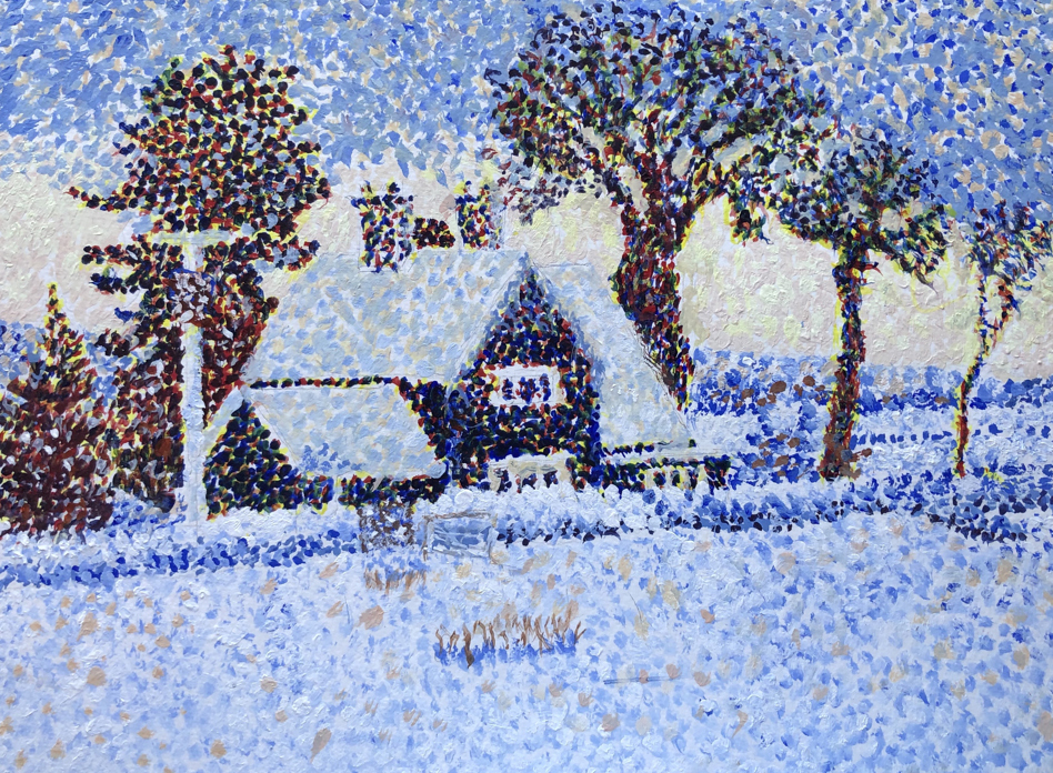 Cottage Snow Scene