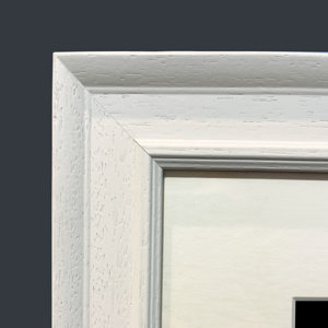 Art Print White Frame Close Up