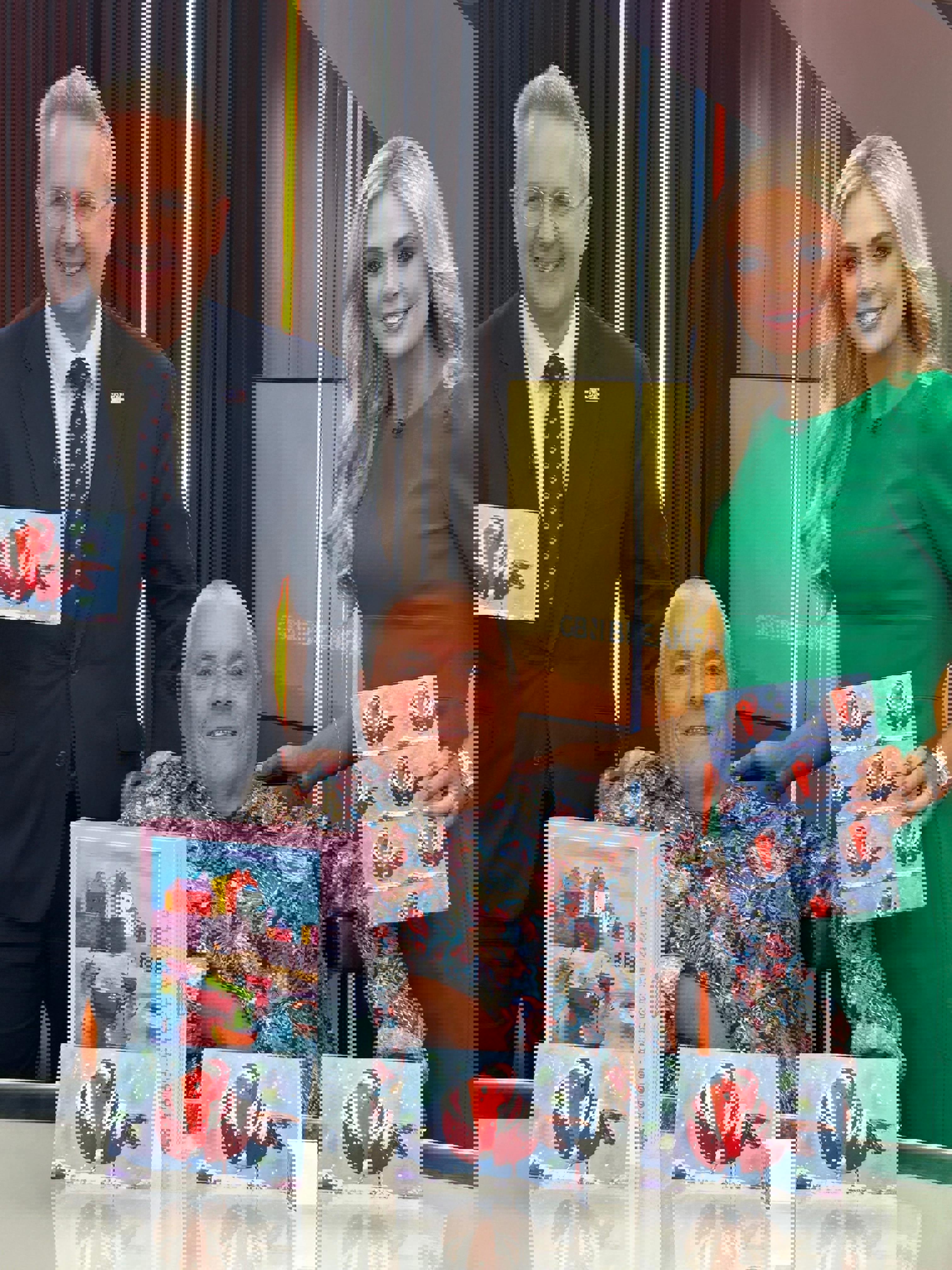 Rob Trent With Ellie Costello And Chris Hope