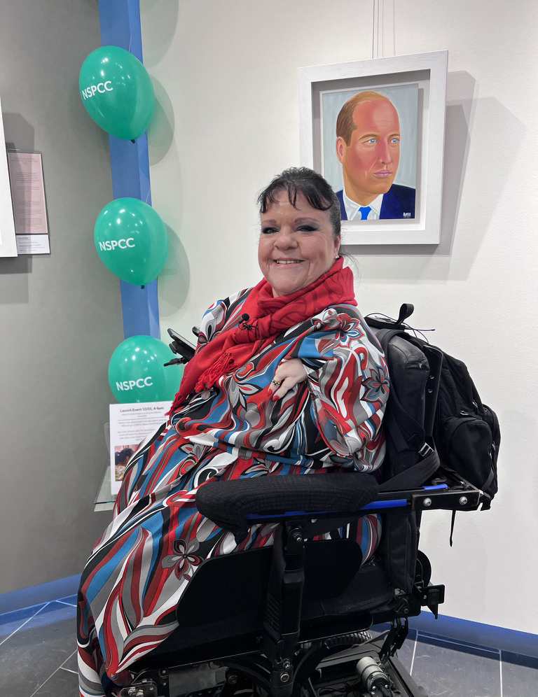 Rosie In Front Of HRH Prince William